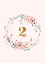 Load image into Gallery viewer, Some Bunny is Two Pink Spring Birthday Invitation
