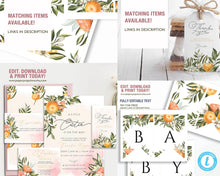 Load image into Gallery viewer, A Little Cutie Blush Pink Birthday Invitation