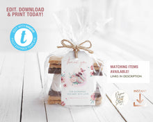 Load image into Gallery viewer, Baby Shoes & Butterfly Editable Girl Shower Invitation