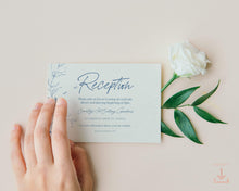 Load image into Gallery viewer, Blue floral Wedding Invitation Suite - NERISSA