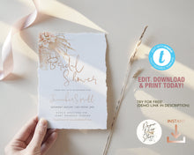 Load image into Gallery viewer, Bohemian Desert Pampas Grass Bridal Shower Invitation - MARTINA