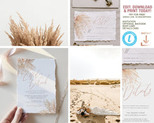 Load image into Gallery viewer, Boho Desert Pampas Grass Invitation Suite - MARTINA
