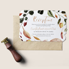 Load image into Gallery viewer, Burnt Orange Fall Wedding Invitation Suite - AMBER