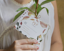 Load image into Gallery viewer, Burnt Orange Fall Wedding Invitation Suite - AMBER