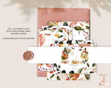 Load image into Gallery viewer, Burnt Orange Fall Wedding Invitation Suite - AMBER