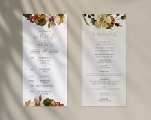 Load image into Gallery viewer, Burnt Orange Fall Wedding Invitation Suite - AMBER