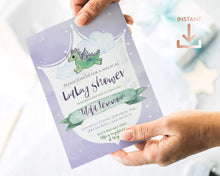 Load image into Gallery viewer, Cute Dragon Baby Shower Invitation