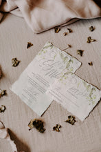 Load image into Gallery viewer, Delicate Eucalyptus Olive Green and Silver Wedding Suite - CALLIE