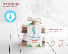 Load image into Gallery viewer, Dinosaur Birthday Self Editing Invitation Template, Editable Jurassic Party T-Rex Invite