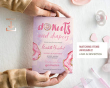 Load image into Gallery viewer, Donut Party Favor Tag in Pink