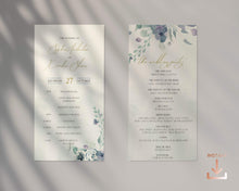 Load image into Gallery viewer, Dusty Blue and Sage Wedding Invitation Suite - PORTIA