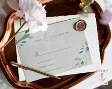 Load image into Gallery viewer, Dusty Blue and Sage Wedding Invitation Suite - PORTIA