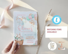 Load image into Gallery viewer, Easter Egg Hunt Pastel Pink Bunting Flags