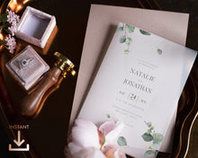 Load image into Gallery viewer, Eucalyptus foliage Full Wedding Stationery Suite - CORDELIA