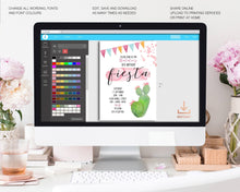 Load image into Gallery viewer, Fiesta Baby Boy Shower Editable Thank you Tag