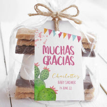 Load image into Gallery viewer, Fiesta Baby Girl Shower Editable Thank you Tag