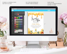 Load image into Gallery viewer, Honey Bee 1st Birthday Milestone Board