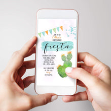Load image into Gallery viewer, It's a boy Fiesta Baby Shower Invitation