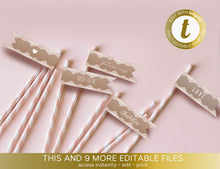 Load image into Gallery viewer, Lace & Kraft Card Bridal Party Pack