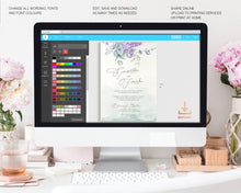 Load image into Gallery viewer, Lavender Lilac and Eucalyptus Wedding Invitation Suite - IRIS