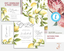 Load image into Gallery viewer, Lemon Greenery Party Bunting