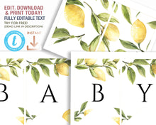 Load image into Gallery viewer, Lemon Greenery Party Bunting