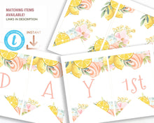 Load image into Gallery viewer, Lemonade Sunshine Floral Party Bunting