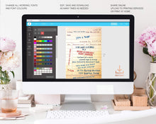 Load image into Gallery viewer, Library Card Baby Shower Invitation