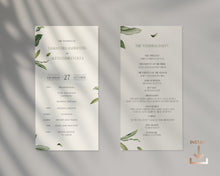 Load image into Gallery viewer, Lilies & Green Foliage Botanical Full Wedding Invitation Suite - OLIVIA