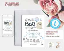 Load image into Gallery viewer, Little Boo Cute Ghost Halloween Favor Tag