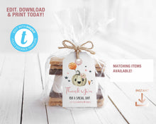 Load image into Gallery viewer, Little Pumpkin Fall Birthday Girl Photo Invitation