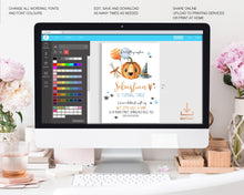 Load image into Gallery viewer, Little Pumpkin Fall Birthday Photo Invitation