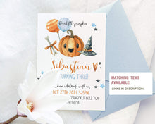 Load image into Gallery viewer, Little Pumpkin Halloween Party Favor Tag