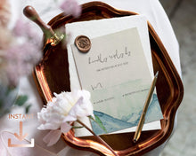 Load image into Gallery viewer, Mountain Escape Boho Watercolor Full Wedding Suite - AUDREY
