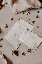 Load image into Gallery viewer, Olive Sage & Gold Greenery Wedding Invitation Suite - LEANNE