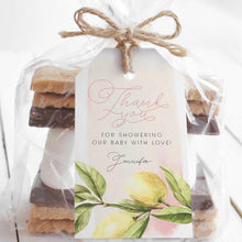 Load image into Gallery viewer, Pink Lemon & Roses Favor Tag