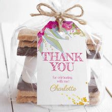 Load image into Gallery viewer, Pixie Dust Fairy Favor Tag in Pink & Gold