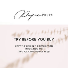 Load image into Gallery viewer, Rose and Eucalyptus Baptism Invitation - ROSANNA