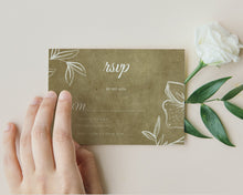 Load image into Gallery viewer, Rustic Kraft Brown & Lace Country Wedding Invitation Suite