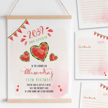 Load image into Gallery viewer, Watermelon First Birthday Time Capsule