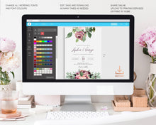 Load image into Gallery viewer, Winter Watercolor Greenery Wedding Invitation - NATALIE