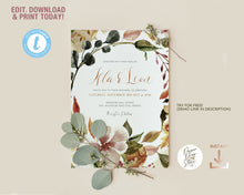 Load image into Gallery viewer, Burnt Orange Fall Wedding Invitation Suite - AMBER
