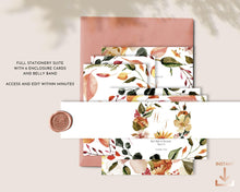 Load image into Gallery viewer, Burnt Orange Fall Wedding Invitation Suite - AMBER
