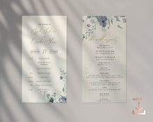 Load image into Gallery viewer, Dusty Blue and Sage Wedding Invitation Suite - PORTIA
