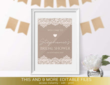 Load image into Gallery viewer, Lace &amp; Kraft Card Bridal Party Pack

