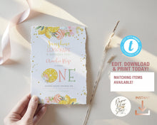 Load image into Gallery viewer, Lemonade Sunshine Floral Party Bunting
