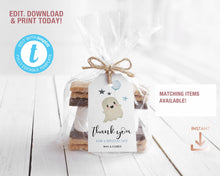 Load image into Gallery viewer, Little Boo Boy Cute Ghost Fall Birthday Photo Invitation
