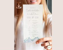 Load image into Gallery viewer, Mountain Escape Boho Watercolor Full Wedding Suite - AUDREY
