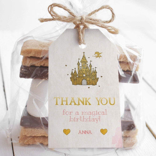 Once Upon a time Fairytale Birthday Favor Tag